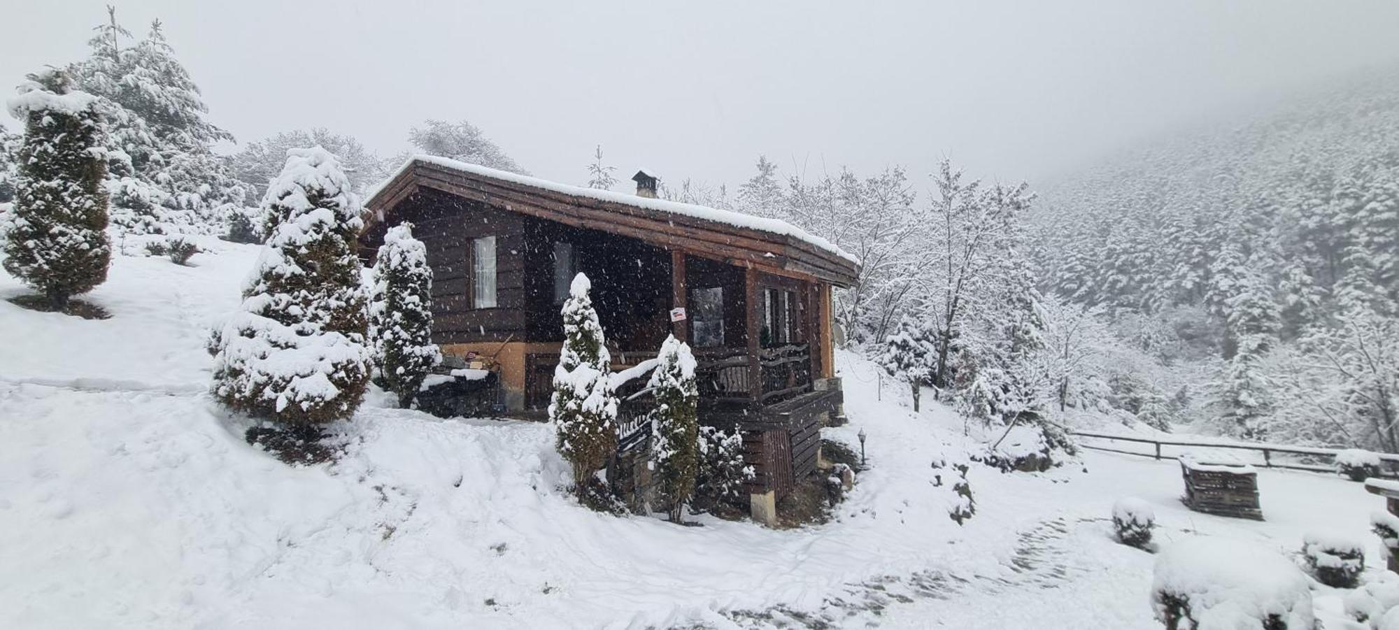 Панорама хаус Лещен и еко къщи Дървена и Землянка Экстерьер фото