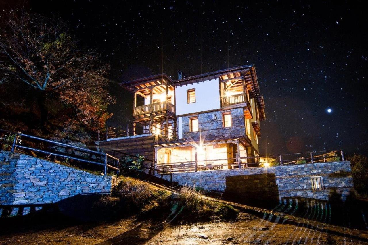 Панорама хаус Лещен и еко къщи Дървена и Землянка Экстерьер фото